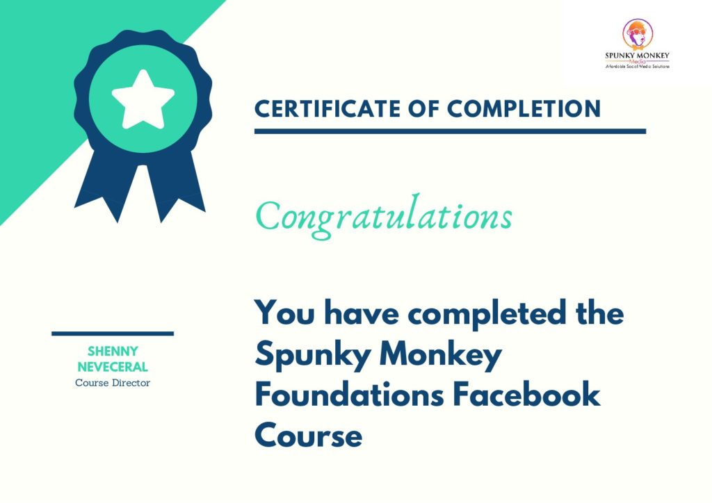 Certificate Foundations Course spunkymonkeymedia com au